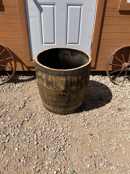 2/3 Whiskey Barrel Planter