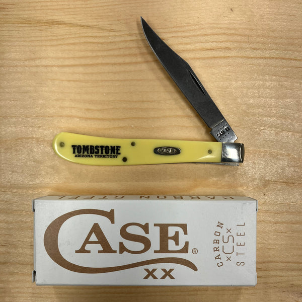 Case Yellow Synthetic CS Slimline Trapper Knife