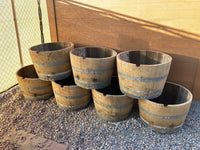 1/2 Wine Barrel Planter
